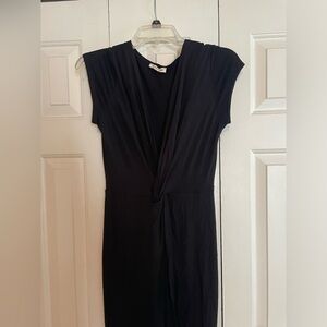 Black Wrap Style Dress